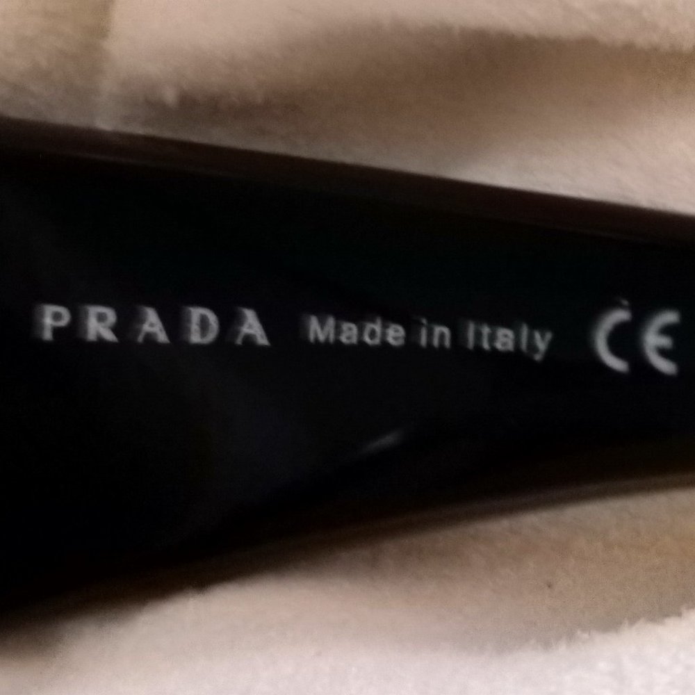 Prada Black Sunglasses: Frames Only - Picture 15 of 16